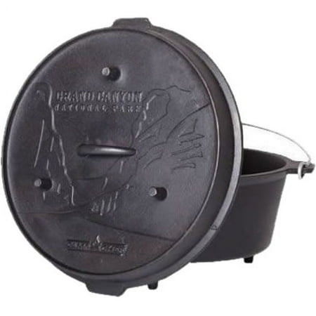 UPC: 0033246205823 | Camp Chef Pre-Seasoned 12-Quart Cast Iron Dutch Oven