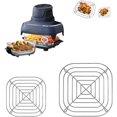 thumbnail image 1 of 2-Piece Crisper Rack Set — Air Fryer Accessories & Replacement Parts — Food-Grade Stainless Steel, 1 of 5