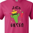 thumbnail image 4 of Inktastic Cinco De Mayo Let's Fiesta Cute Cactus with Sombrero T-Shirt, 4 of 5