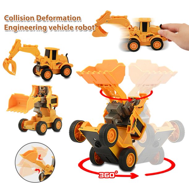 Sandbox Big Scoop Excavator Toy with Tilting Dump Bed—Construction Toys