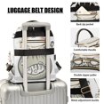 thumbnail image 3 of FORMRS Mini Backpack Purse for Women Quilted Travel Daypack Casual Shoulder Bag, Green Cute Cat, 3 of 7