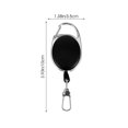 thumbnail image 2 of Key Chain Buckle Hiking Daily Use Black Metal Plastic High Stretch Outdoor Tool Function 5Pcs, 2 of 5