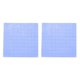 thumbnail image 1 of Almohadilla térmica de silicona de 200 piezas (10 x 10 x 1 mm) para disipador de calor conductor, color azul, 1 of 8