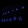 thumbnail image 6 of SHANJIA Christmas Star Curtain Lights, Christmas Window Curtain Lights with 12 Stars 138 LEDs, Star String Lights Battery Operated, Led Window Fairy Lights for Christmas,Wedding,Party, (Blue), 6 of 8