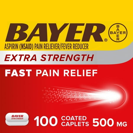 UPC 312843555075 product image for Bayer Extra Strength Aspirin Caplets  500 mg  100 Count | upcitemdb.com