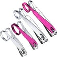 thumbnail image 1 of 4pcs 360-degree Rotating Head Scissor Grip Nail Clipper, 1 of 5