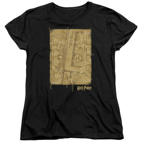 Harry Potter - Marauders Map Interior - Women's Short Sleeve Shirt - XX-Large