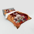 thumbnail image 2 of Ambesonne Colorful Bedding Set 4 Pcs, Mexican Skull, Queen, Cinnamon Magenta Maroon, 2 of 2