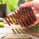 thumbnail image 2 of Mini Wooden Picket Fence For Garden Bonsai DIY Fairy Tale Decoration 1pc, 2 of 4