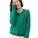 thumbnail image 5 of Cárdigan de punto de primavera para mujer, cárdigan de cuello redondo de color liso con diseño de botones para mujer, suéter de color liso para mujer, 5 of 5