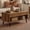 Honey Brown, variant on LEDREM Gas-Spring Lift-Top Coffee Table, Convertible Work or Dining Surface, Hidden Compartment & Bottom Shelf, Rustic Brown