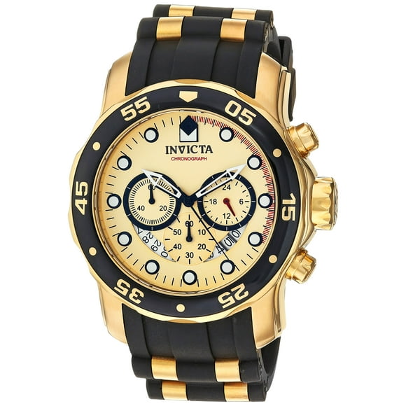 Invicta Men's Pro Diver 17566 Black Rubber Swiss Parts Quartz Dress Watch