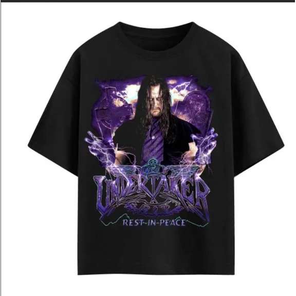 WWE Hall Of Fame The Undertaker T-shirt 2025 ,Black Color,Size XL