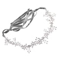 thumbnail image 1 of Diadema de mujer Qarigey cinta de cristal tocado de novia plata AP015481-02, 1 of 6