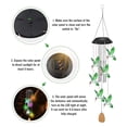 thumbnail image 4 of Windchime Inducción con energía solar Carillón de viento brillante Anillo de campana de viento para interiores y exteriores Decoración colgante, Tipo 1 Vogacara HA007929-01B, 4 of 6