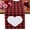 Red, variant on Valentine''s Day Table Runner Heart Shape Design Table Runners Black Buffalo Check Plaid Cotton Linen Kitchen Dining Table Decor for Valentines Wedding Party Anniversary Decor 13x36 Inch