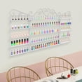 thumbnail image 4 of 5 Tiers Metal Nail Polish Holder Cosmetic Display Case Lipstick Perfume Wall-Mounted Shelf  Nail Polish Storage Racks for Home Spa Nail Salon Shop, 4 of 16