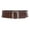 Brown, variant on Women's 3" (75 mm) Wide Oval Tone-on-tone Stitching Edged Contour Belt