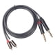 thumbnail image 3 of Enchufe TS Doble de 1/4 Pulgadas de 6, a Cable Adaptador Convertidor de Yuyangstore Cable de audio macho a macho, 3 of 8