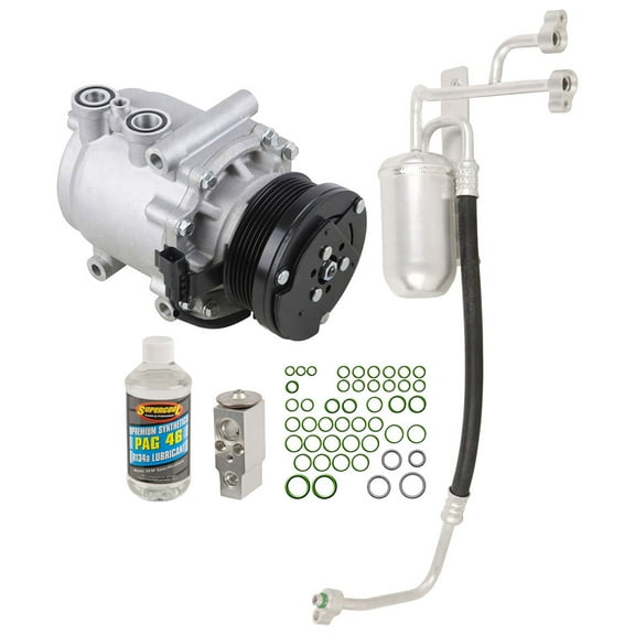 AC Compressor & A/C Kit For Ford Expedition & Lincoln Navigator 2005 2006 w/ Rear AC - BuyAutoParts