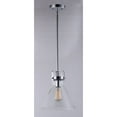 thumbnail image 3 of Maxim 26115CDPC 10 in. Seafarer One-Light Single Pendant Ceiling Light, Polished Chrome, 3 of 5