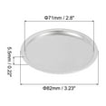 thumbnail image 2 of Uxcell Stovetop Espresso Maker Parts 1 Filter and 6 Silicone Gasket Seals 82x71x5.5mm for 12-Cup Mocha Coffee Maker Pot, 2 of 4