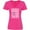 Cyber Pink, variant on Inktastic ALS Awareness Strength Courage Support Women's V-Neck T-Shirt