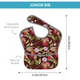 thumbnail image 4 of Kdxio Leaf And Fruit Bibs For Babies, Baby Bibs for Eating, Toddler Bibs, Waterproof Bibs, Feeding Bibs, for Toddlers, Boys, Girls, 4 of 8