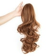 thumbnail image 4 of LELINTA Women 18" Long Wave Claw Jaw Ponytail Hair Extension Piece 170g, 4 of 5