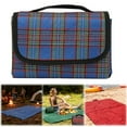 thumbnail image 1 of Couverture de Pique-Nique Extérieure Extra Grand Résistante au Sable et Imperméable Tapis de Plage Portable pour Camping Randonnée Festivals Tapis de Pique-Nique Portable Imperméable Tapis Rampant (Bleu), 1 of 9