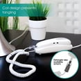 thumbnail image 2 of 2 Pack Telephone Cord,White Phone Cord Works with All Corded Landline Phones,Handset Cord, Universally Compatible,for Use in Home or Office, Telephone Accessory, 2 of 6