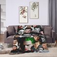 thumbnail image 4 of Blanket Bill Skarsgard Throw Flannel Blankets UltraSoft Micro Fleece Blanket Warm Cozy Plush Gift for Room Decoration Sofa,Office Bed car Camp Couch Beach, 4 of 9
