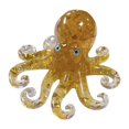 thumbnail image 1 of Figura de pulpo para acuario, paisaje, arte, artesanía, linda colección, novedad, brillante amarillo, 1 of 9