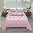 thumbnail image 2 of CHOK Lightweight Cooling Comforter  Skin-Friendly Plain Printed Washed Cotton Summer Quilt Ventilation Quilt  Solid Color Comforter Sets, 2 of 8