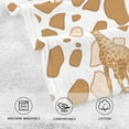 thumbnail image 4 of GZHJMY Giraffe Hand Towel Cotton Soft Absorbent Bath Hand Towels Decor, Multipurpose for Kitchen, Hotel, Spa, Yoga, Gym, Set of 2, 4 of 7