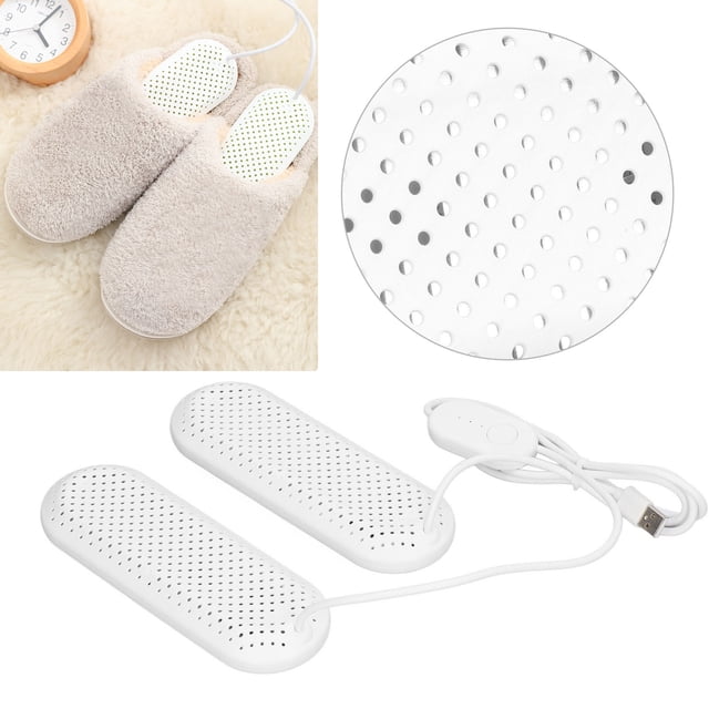 Secador de Zapatos, Secado Desodorizante temporizaciónón Inteligente Secrador de Botas Diseño de Rejilla Alimentado Por USB Secado Uniforme Calentador de Secado de Calorded