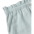 thumbnail image 6 of HANG TEN Women's Linen Blend Summer Shorts - Lightweight Casual Elastic Waist Shorts with Pockets - Relaxed Fit (Blue, Small), 6 of 7