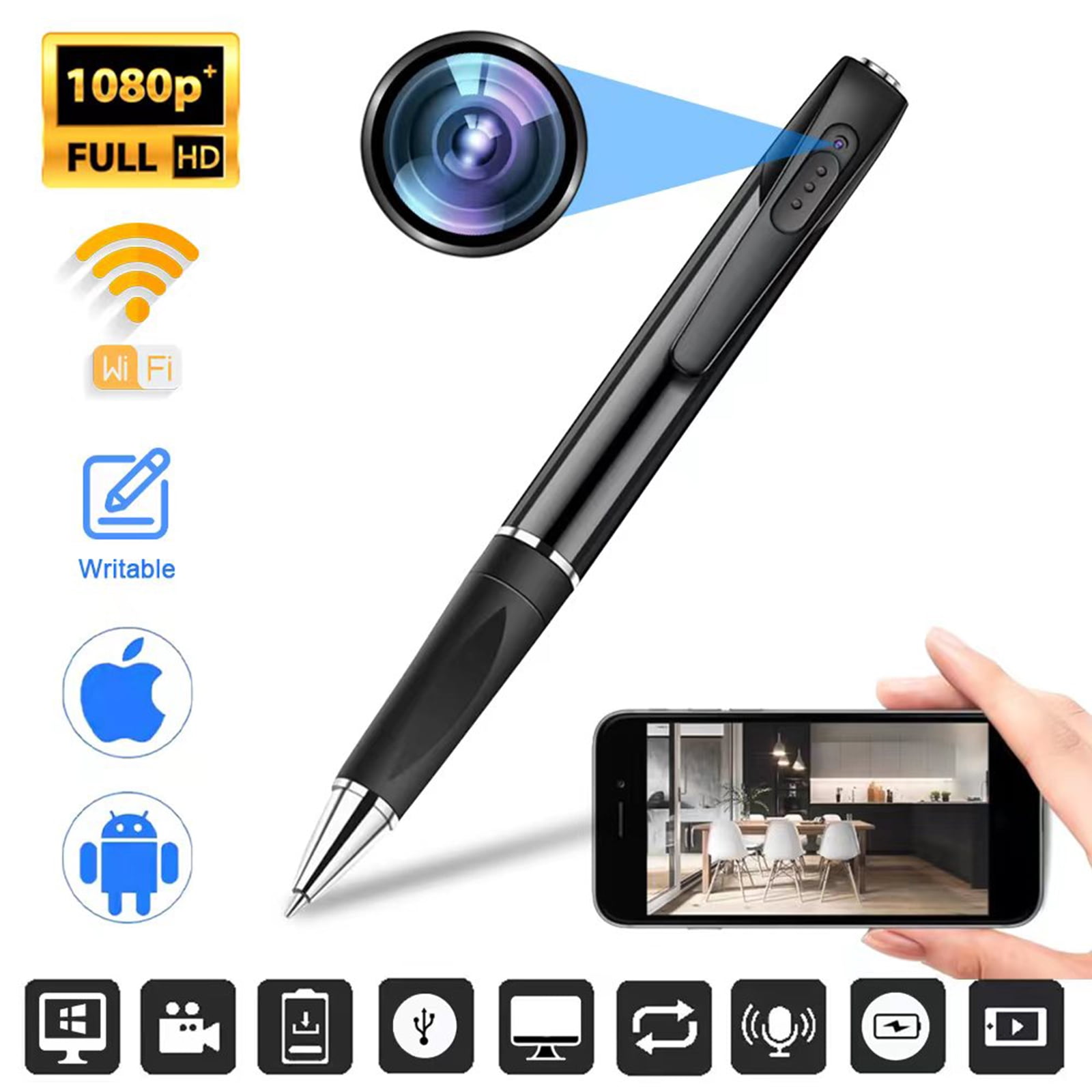 1080P Wifi Mini Pen Camera Micro Cams Voice Recorder Multifunctional