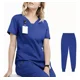 thumbnail image 1 of Pijamas Médicos Uniformes Bata Quirúrgica Mujer Conjuntos, 1 of 1