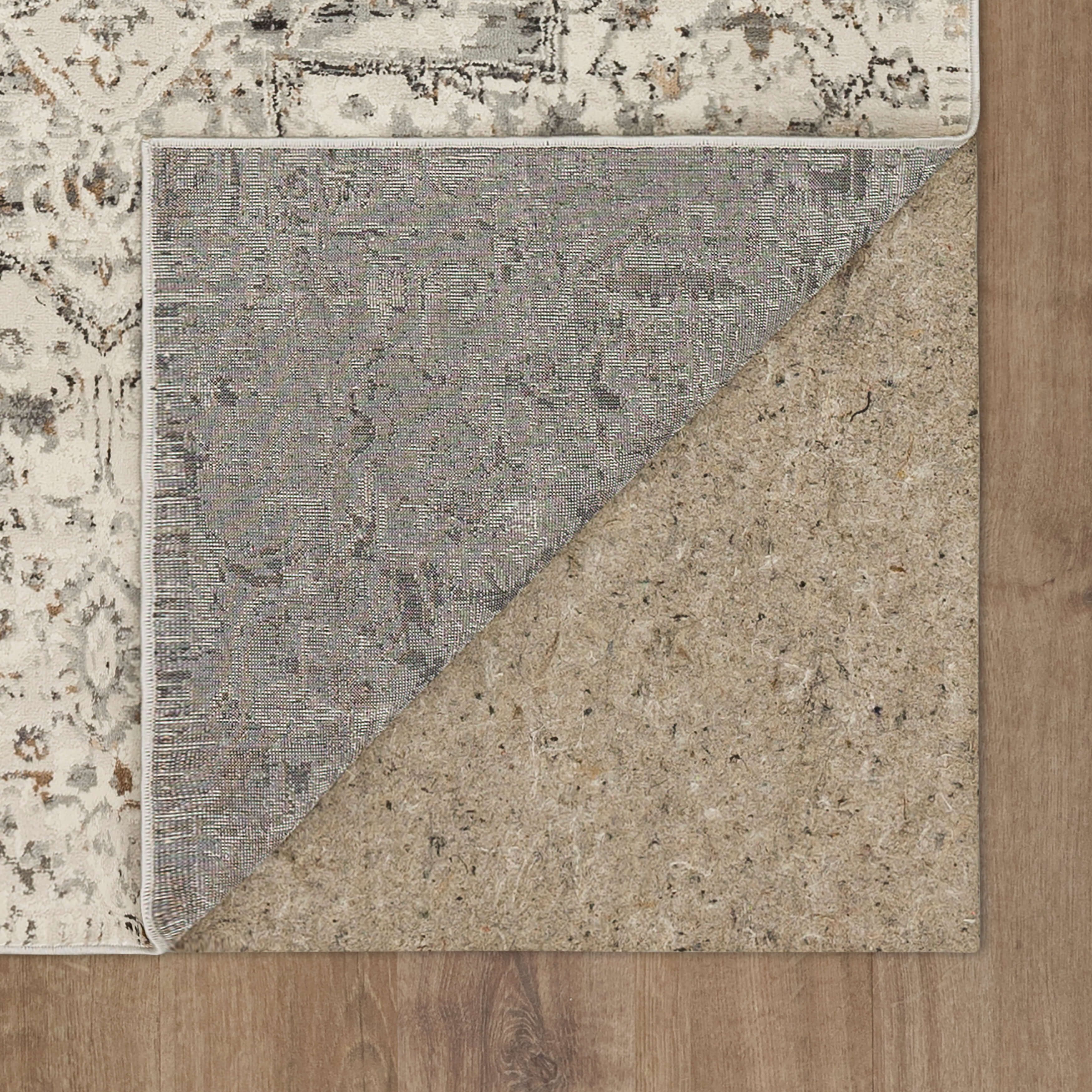 Mohawk Home Agatha Washable Low Pile Stain and Fade Resistant Indoor Runner Rug, Cream, 2' X 8'