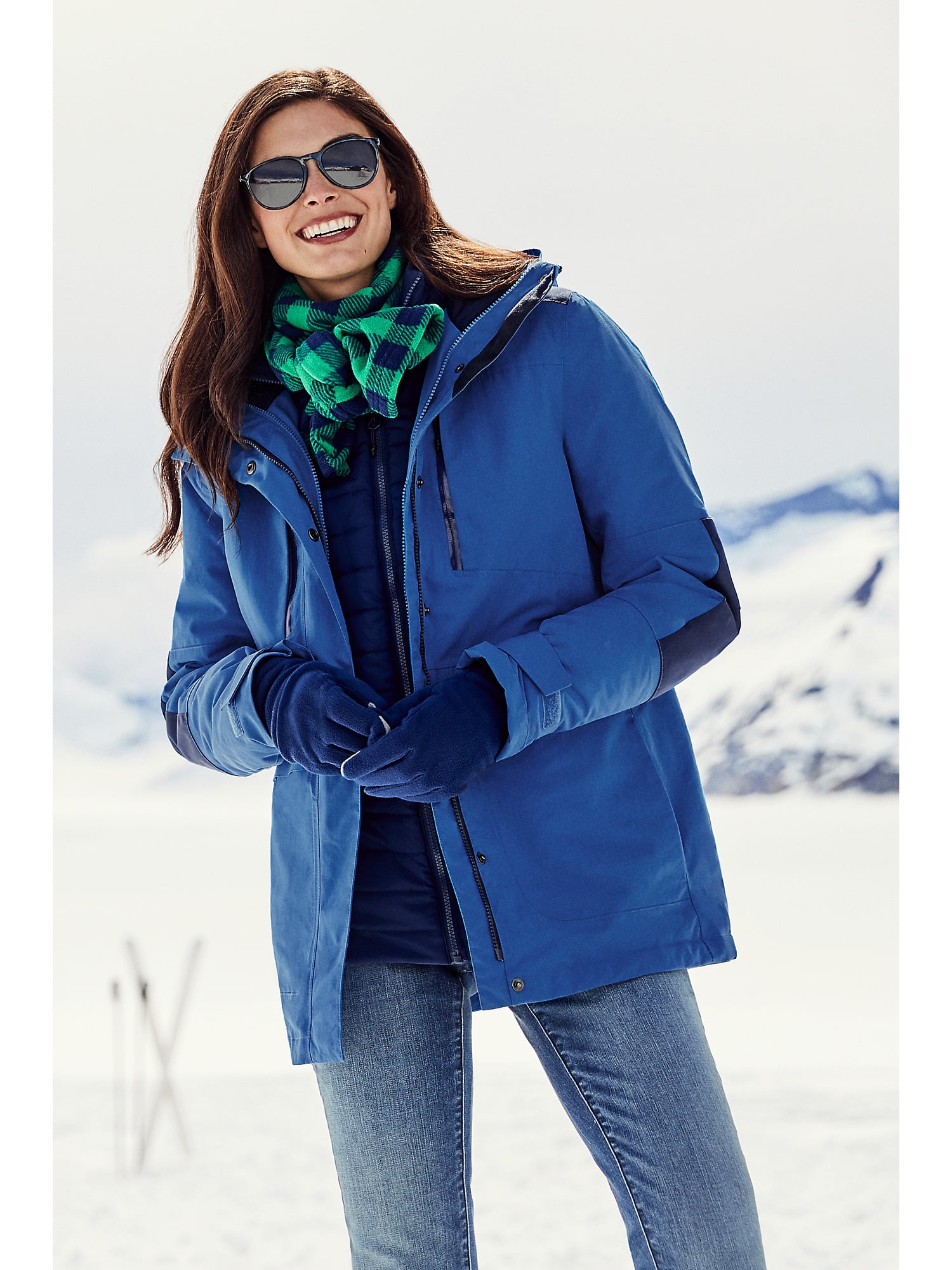 Buy Lands' End Women's EZ Touch Screen Fleece Winter Gloves Online at