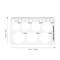 thumbnail image 2 of UPOUART 12Pack Cherry Diameter Measuring Ruler Plastic White Fruits Diameter Measuring Tool for Home Use, 2 of 8