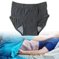 thumbnail image 2 of Couches pour Hommes Lavables Confortables Imperméables Lavables pour Hommes Réutilisables Anti-Fuites Respirantes TG Gris, 2 of 8