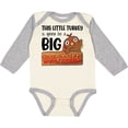 thumbnail image 3 of Inktastic This Little Turkey is Gonna be a Big Brother Boys Long Sleeve Baby Bodysuit, 3 of 5