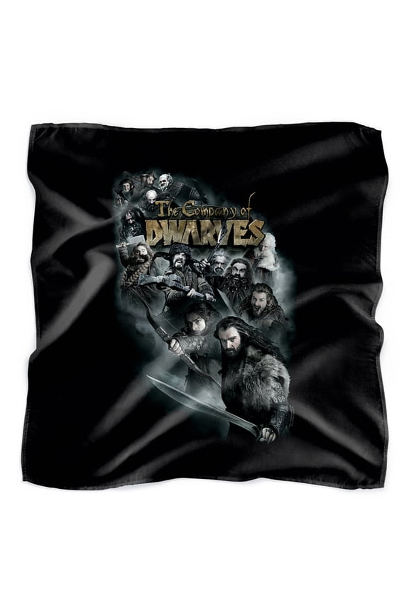 The Hobbit Company of Dwarves Bandana (21 in x 21 in)
