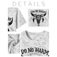 thumbnail image 5 of Anbech Women's Cowgirl Shirts Do No Harm But Take No Bull Inspirational T Shirt, 5 of 7