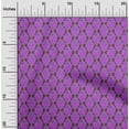 thumbnail image 2 of oneOone Velvet Purple Fabric Kalamkari Quilting Supplies Print Sewing Fabric By The Yard 58 Inch Wide, 2 of 5