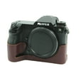 thumbnail image 1 of GadgetCom Half Case Compatible with Fujifilm GFX100S , Anti-Slip Genuine Leather Camera Shell Cover, 1 of 7
