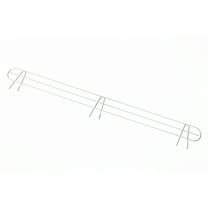 HSS Add-on Steel Wire Shelf Back Ledge Fits 48" Wide Shelf Chrome 2-Pack, Hardware