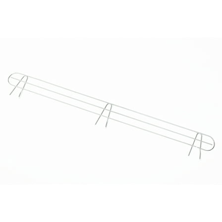 HSS Add-on Steel Wire Shelf Back Ledge Fits 48" Wide Shelf Chrome 2-Pack, Hardware